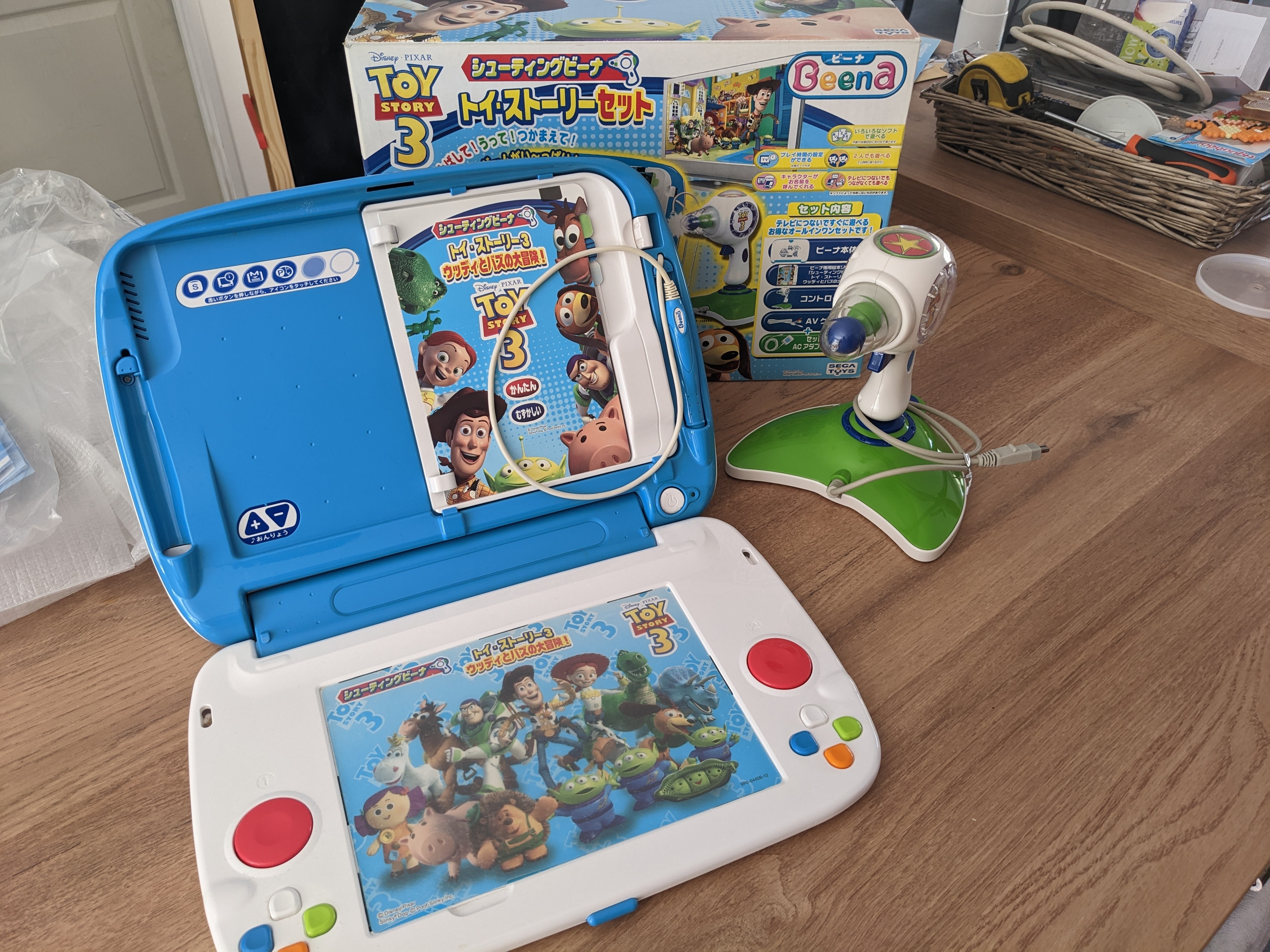 [VDS] Sega Beena - Pack Toy Story 3 - Complet N8t2
