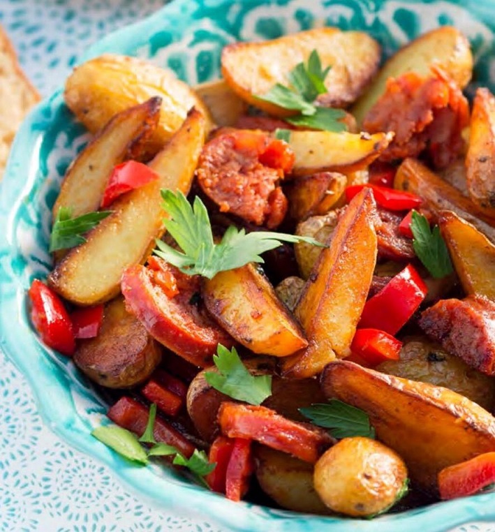 Patatas bravas au chorizo R8lu