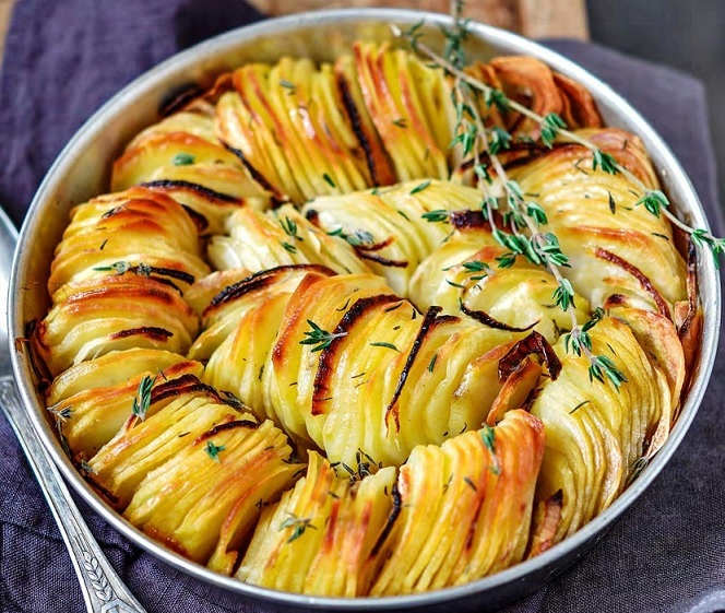 Tian de  pommes de terre au chèvre frais S952