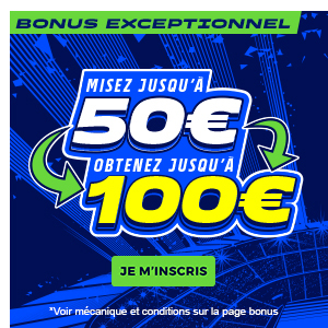 Bonus Parions Sport 100€ Coteur