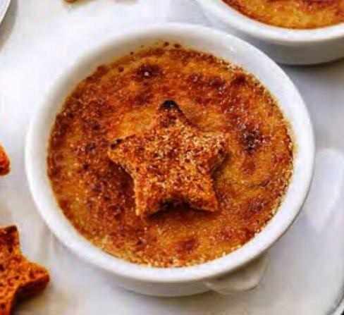 Crème brûlée foie gras/pain d'épices Tjgq