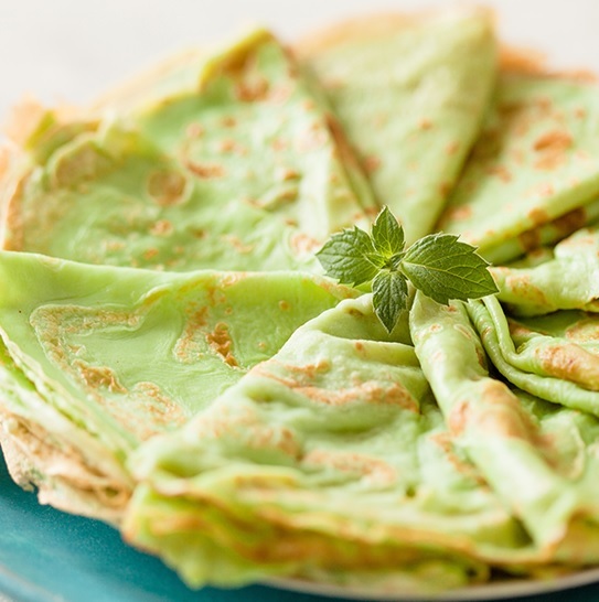 Crêpes au matcha Opoi