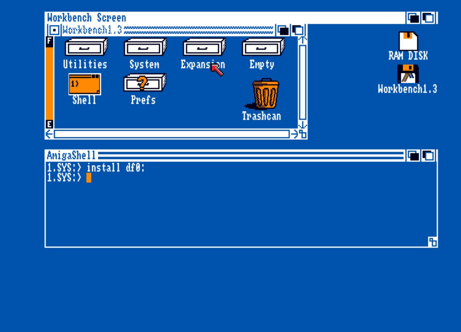 creer une disquette de sauvegarde bootable sur Amiga X copy 9y65