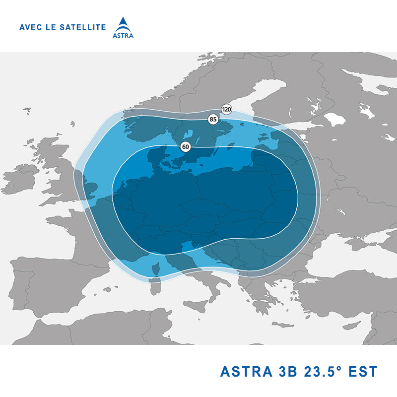 Liste Fréquence Zone Astra Satellite Influence Occident Carte Skylink Irdeto