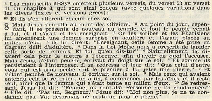 Jean 8:1-11 n'est plus reconnu authentique depuis la TMN 2013 - Page 23 Qluf