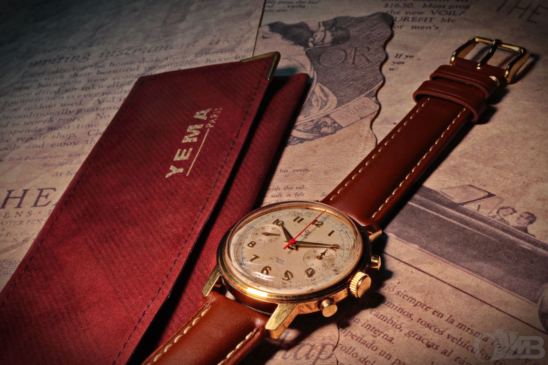 Chronographe vintage venus 150 58yf