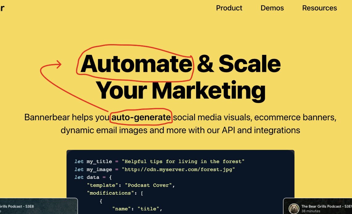 landing page subtitle MRR