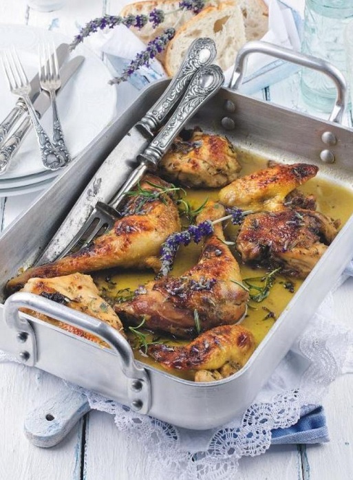 Poulet rôti à la lavande F2yt