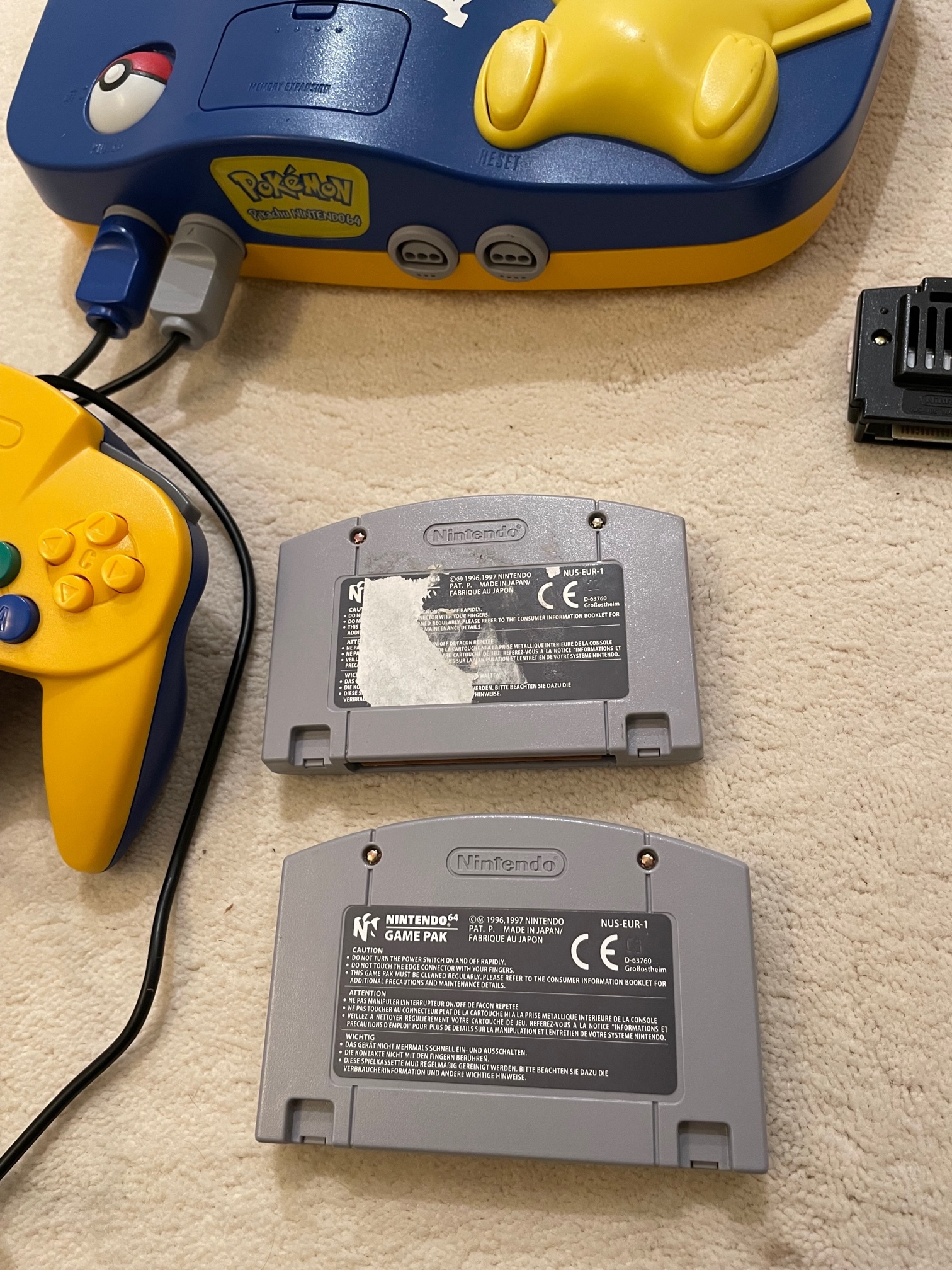 (RECH) console Nintendo 64 Pokémon  Ahac