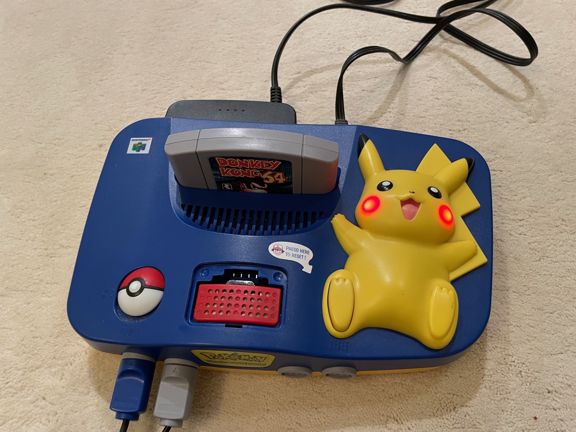 (RECH) console Nintendo 64 Pokémon  Ki4d