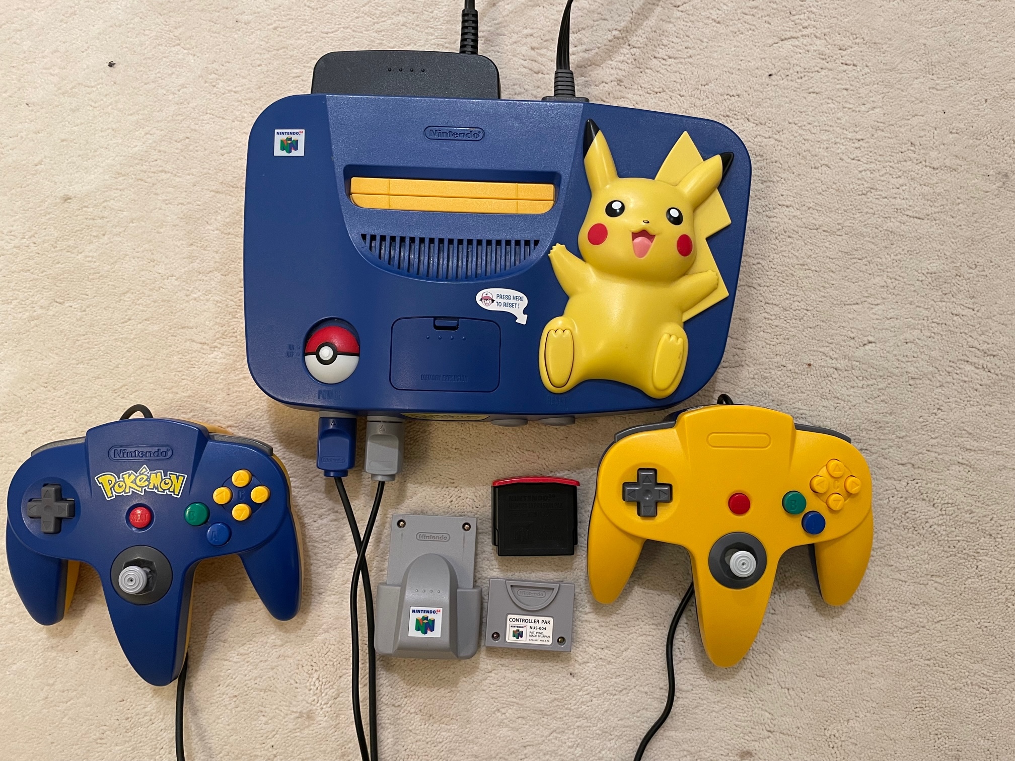 (RECH) console Nintendo 64 Pokémon  Y5uu