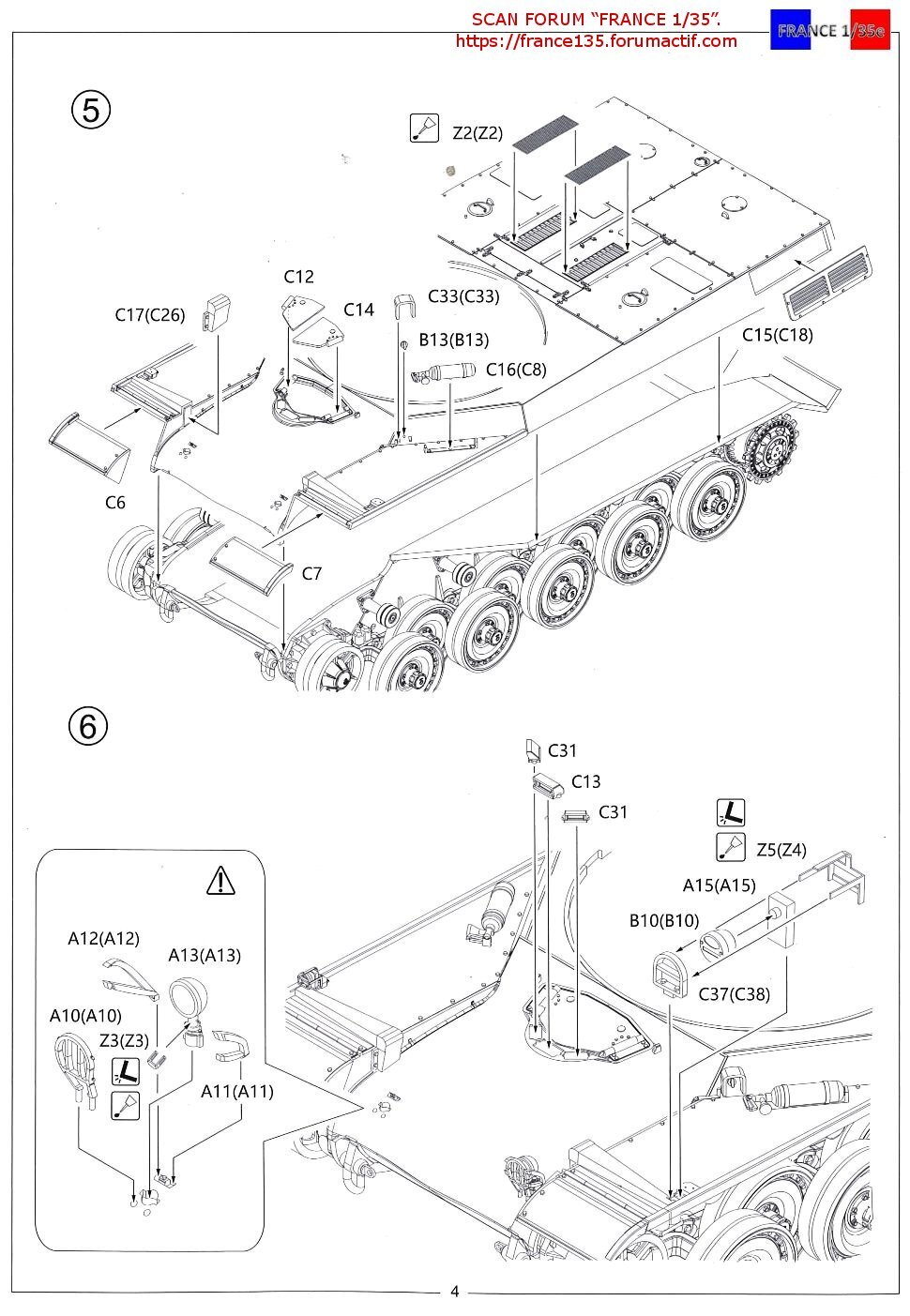 AMX 50B, France, heavy tank. Amusing-Hobby, 1/35, ref 35A049. Plastique injecté et photodécoupe. Pyj8