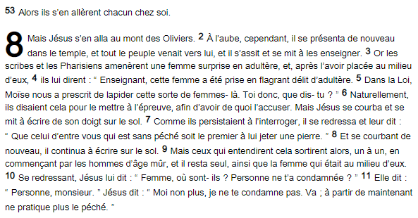 Jean 8:1-11 n'est plus reconnu authentique depuis la TMN 2013 - Page 31 X89v