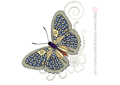 Tubes PNG "Les animaux" "Papillons décoré" Effets divers. 05f6