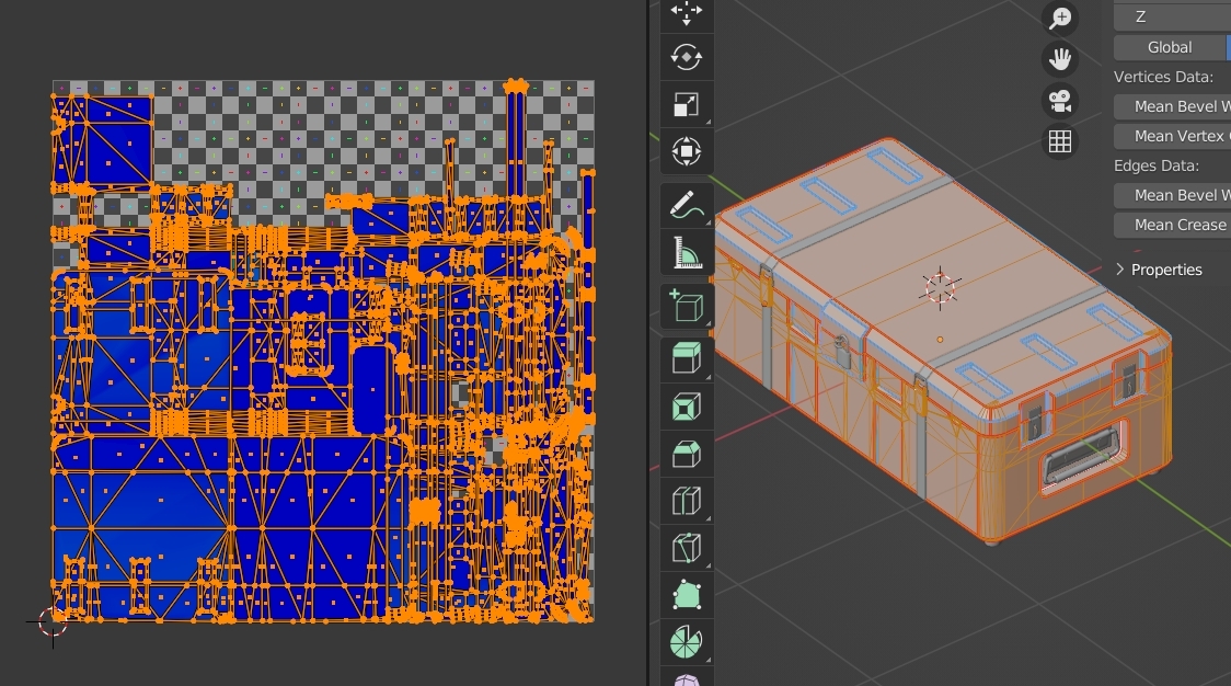 UV islands appear as small dots on map - Blender Stack Exchange