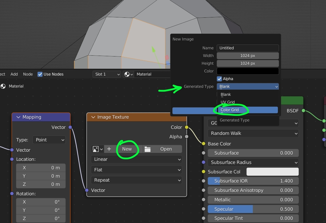 Blender 3.3.1 (portable) - 'Checker Map' erreur 7zc6