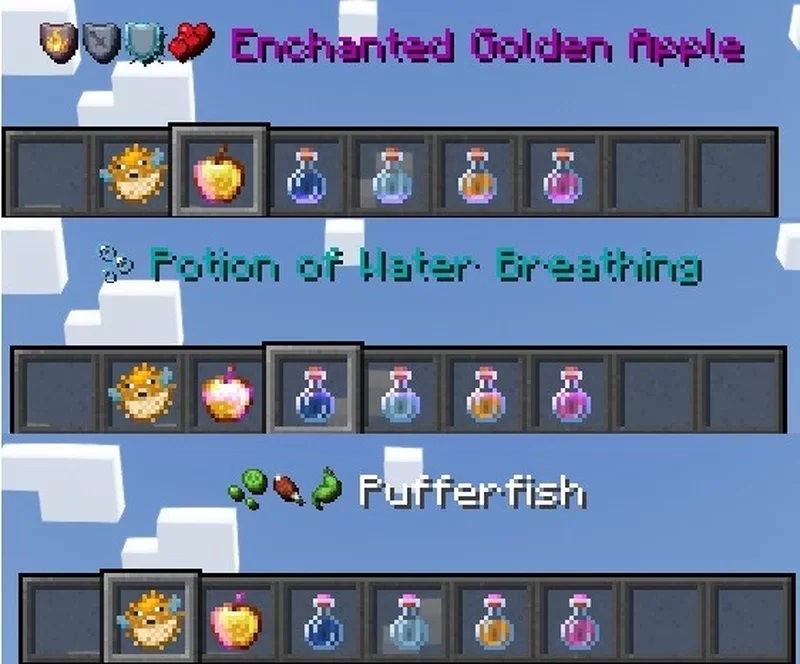 Visual Potion Effects Minecraft Resource Packs CurseForge