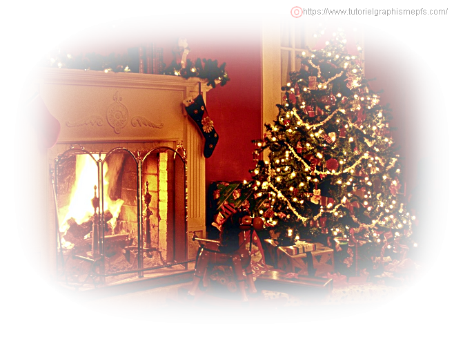 Misted, Gourmandise de Noël, cheminé avec sapin 9x9t
