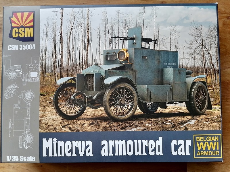 Minerva Armoured Car Gendarmerie Belge 1918      CSM 1/35 Hgop