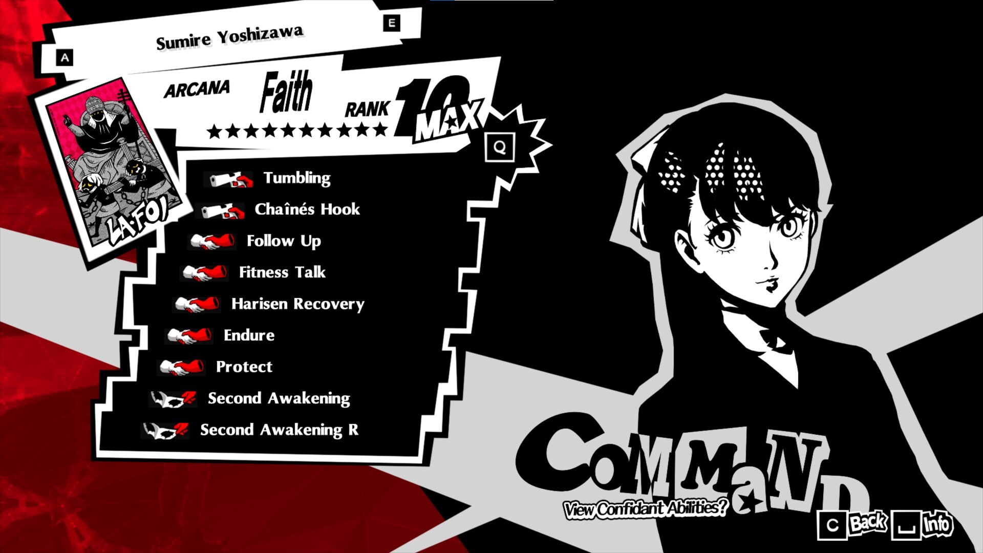 Classroom and Confidant Cheat Sheet (PC) [Persona 5 Royal (PC)] [Mods]