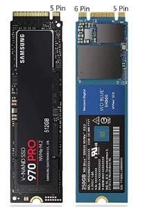 CONECTOR NVME M.2 VS SSD M2