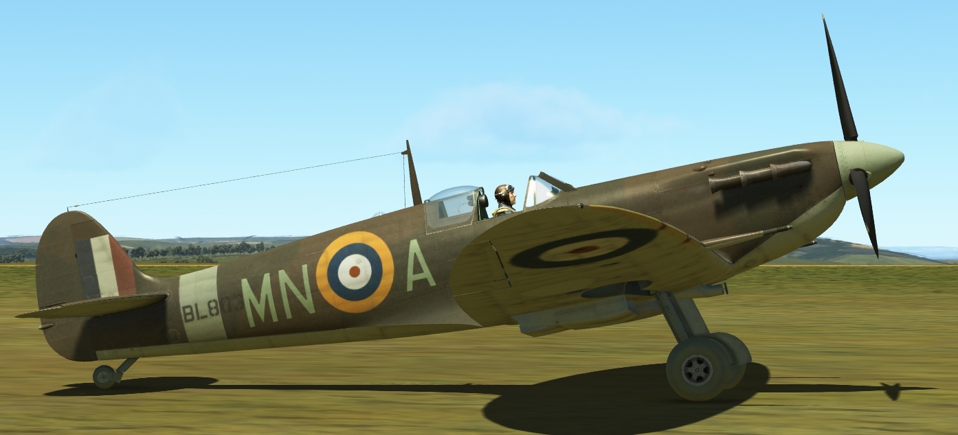 [MPG Blank Skins -BON] Spitfire IXe blank skins, Typhoon blank skins ...