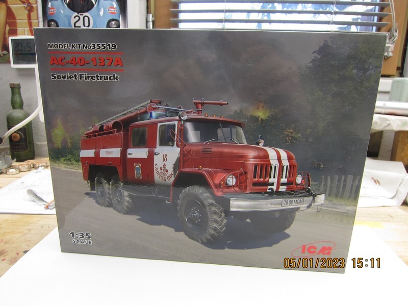Camion de pompier russe AC-40-137A [ICM 1/35°] de 0582..574 Richard B9oz
