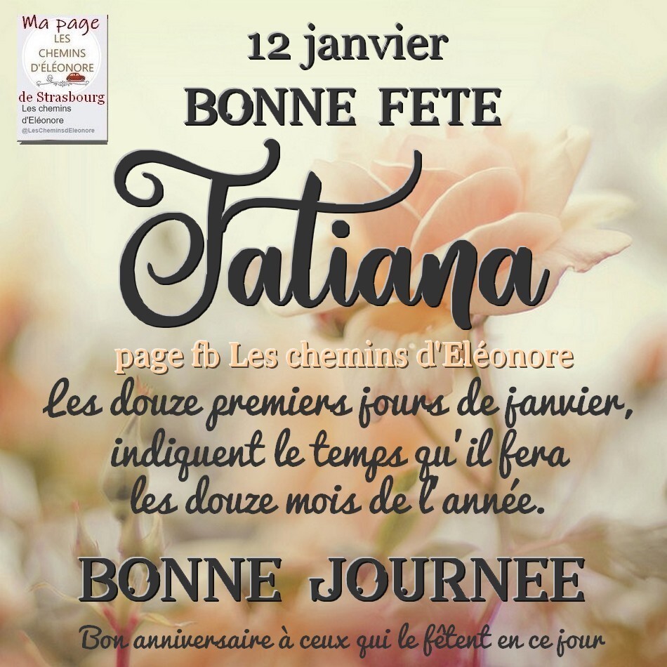 Bonne Fête à .....