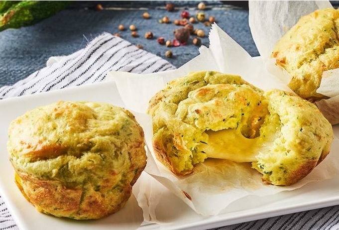 Muffins courgettes/comté U7kf