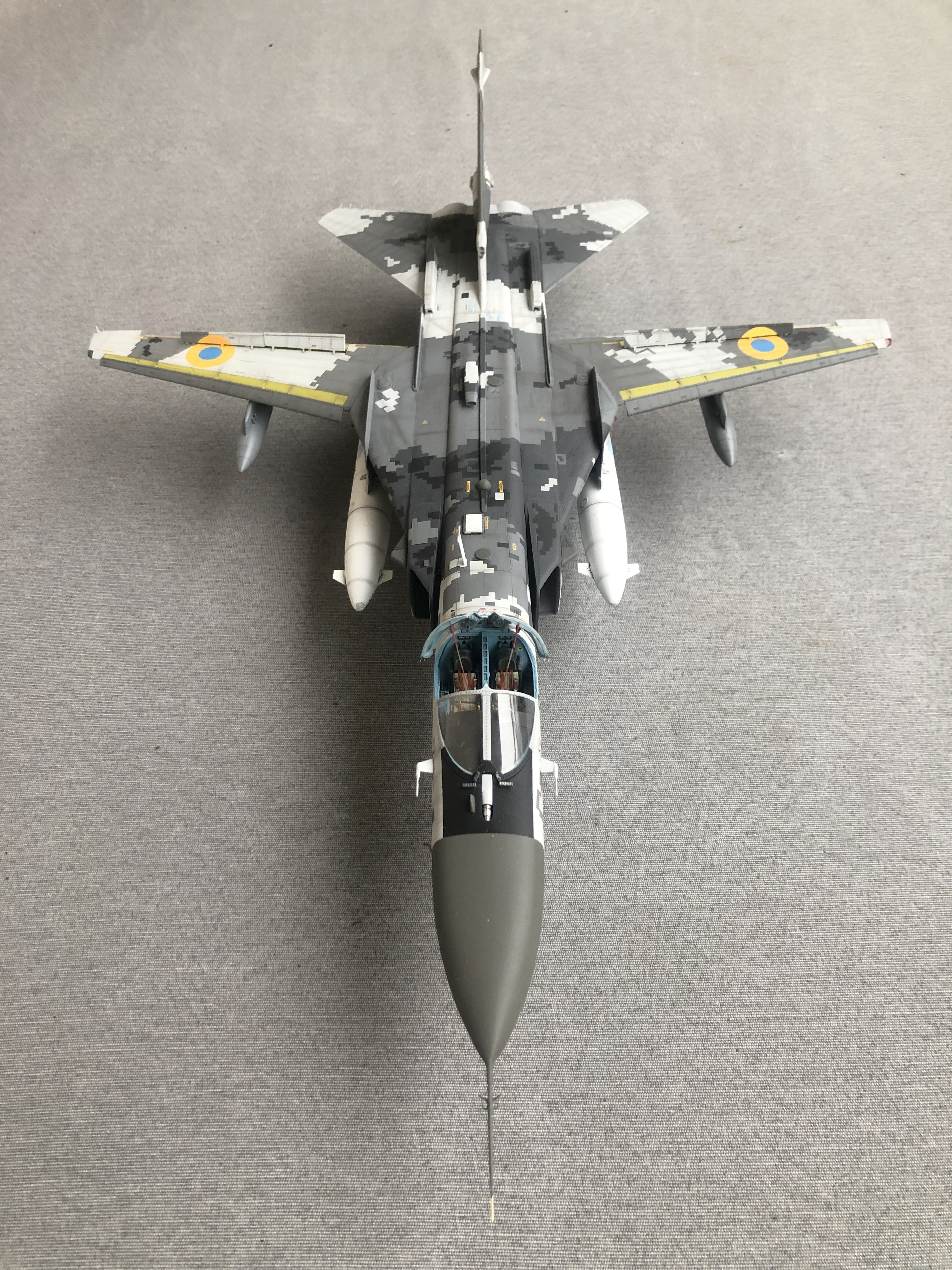 SU-24 fencer - 1/48 - Ukraine digital camo D5mm