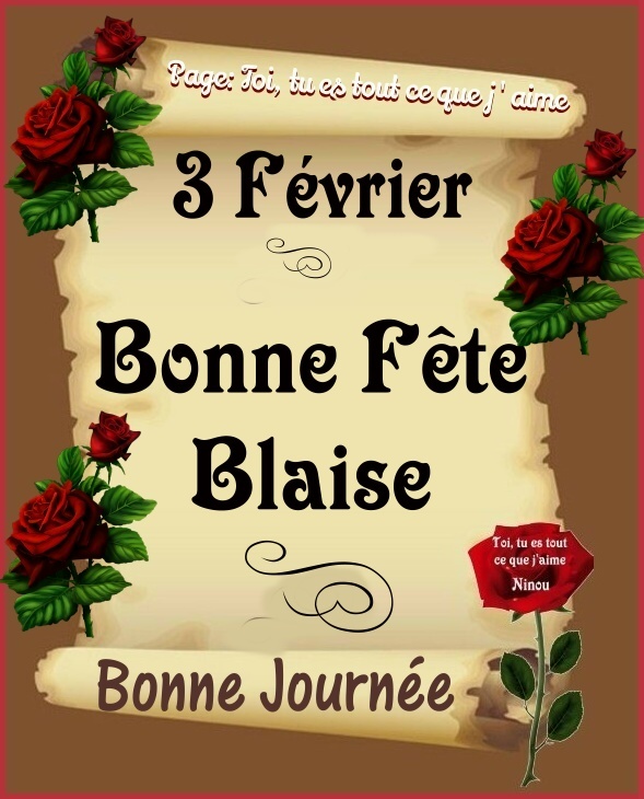 Bonne Fête à .........