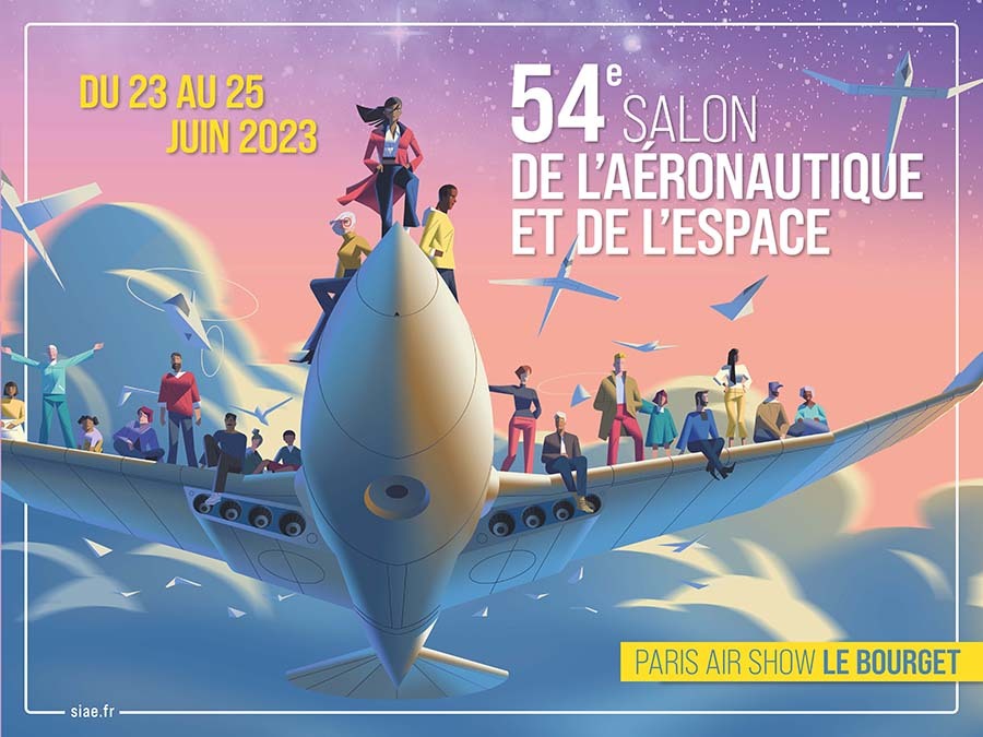 54e édition du Salon International de l'Aéronautique et de l'Espace au Bourget du 19 au 25 juin 2023 Tsch