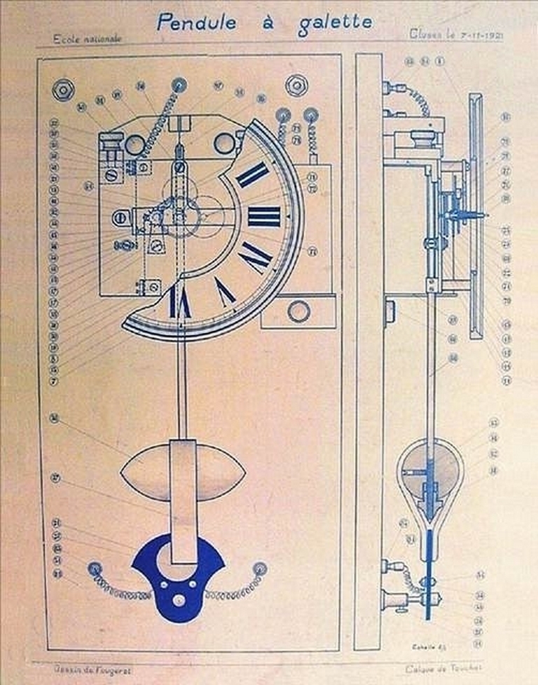 Pendule "ENH" (Ecole Nationale d'Horlogerie" Cluses : balancier à 4 aimants - Page 3 Pkds