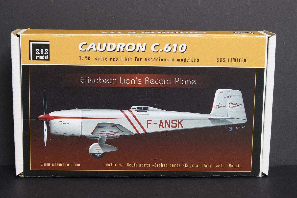 Caudron C610 Aiglon - [SBS] 1/72 - L'avion d'Elisabeth Lion F-ANSK -Premières photos  Gk04