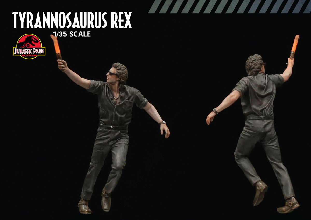 X-Plus Model Kit : nouveauté dio Jurassique Tyrannosaurus 1/35 H9k8