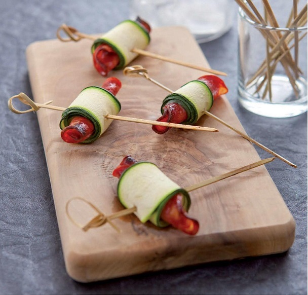 Bouchées de courgettes au chorizo Rxsm