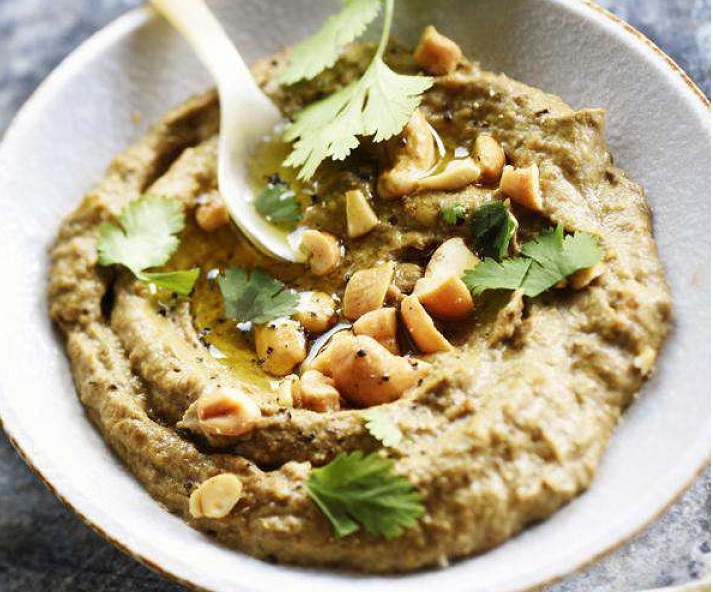 Houmous aubergine/noix de cajou/coriandre Cxly