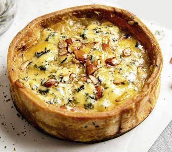 Quiche fourme/amandes 2xg9