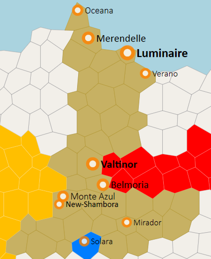 La République Dictatoriale de Luminor (RDL) en 1936