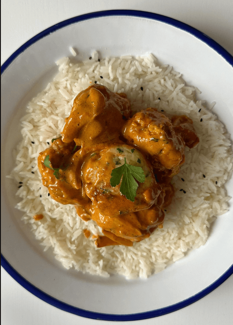 BOULETTES DE POULET SAUCE CURRY 🤤