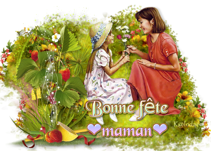 Mots illustrées "Bonne Fête Maman"/Bonne fêtes des père"(7). Gr7p