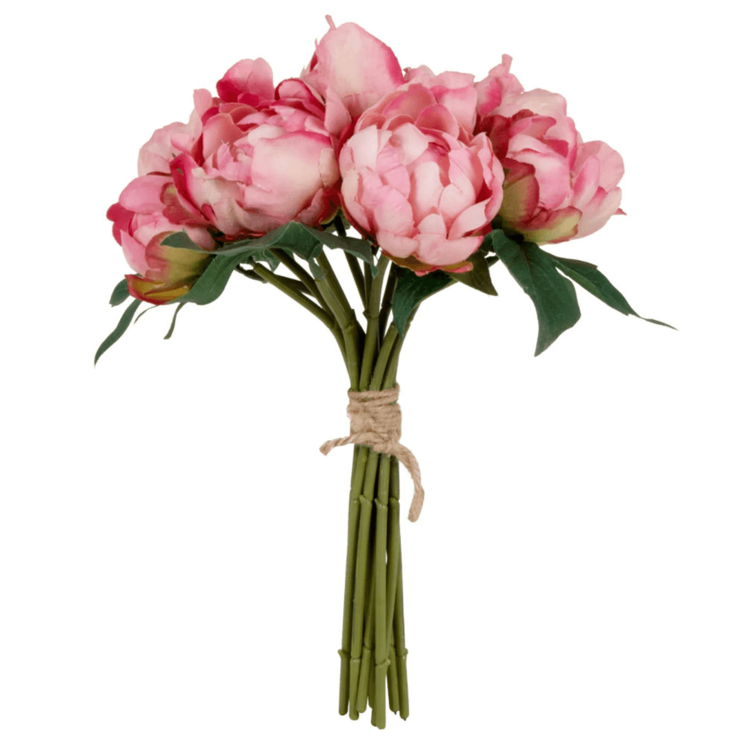 Bouquet de pivoines roses