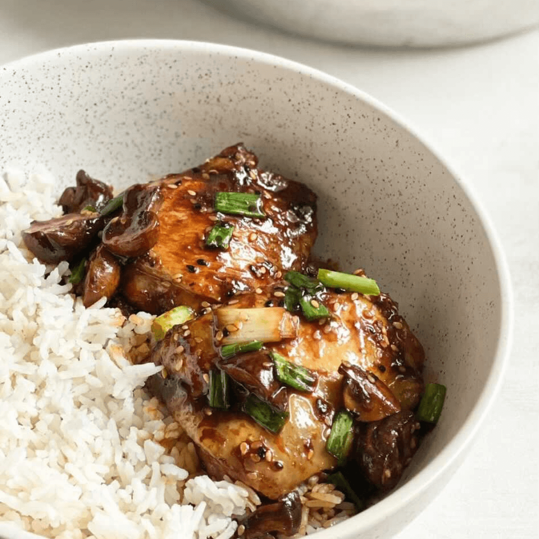 Poulet Teriyaki | aux champignons 👌🏽