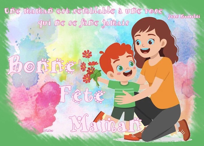 Mots illustrées "Bonne Fête Maman"/Bonne fêtes des père"(7). 8q16