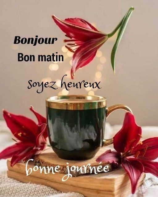 On se réveille avec un bon café.......