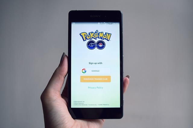 Page d’accueil de Pokémon GO