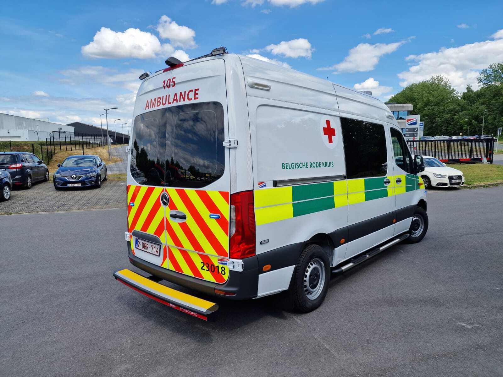 Nouvelles Ambulances 105 Médicalisée Croix-Rouge Bruxelles-Capitale Owbk