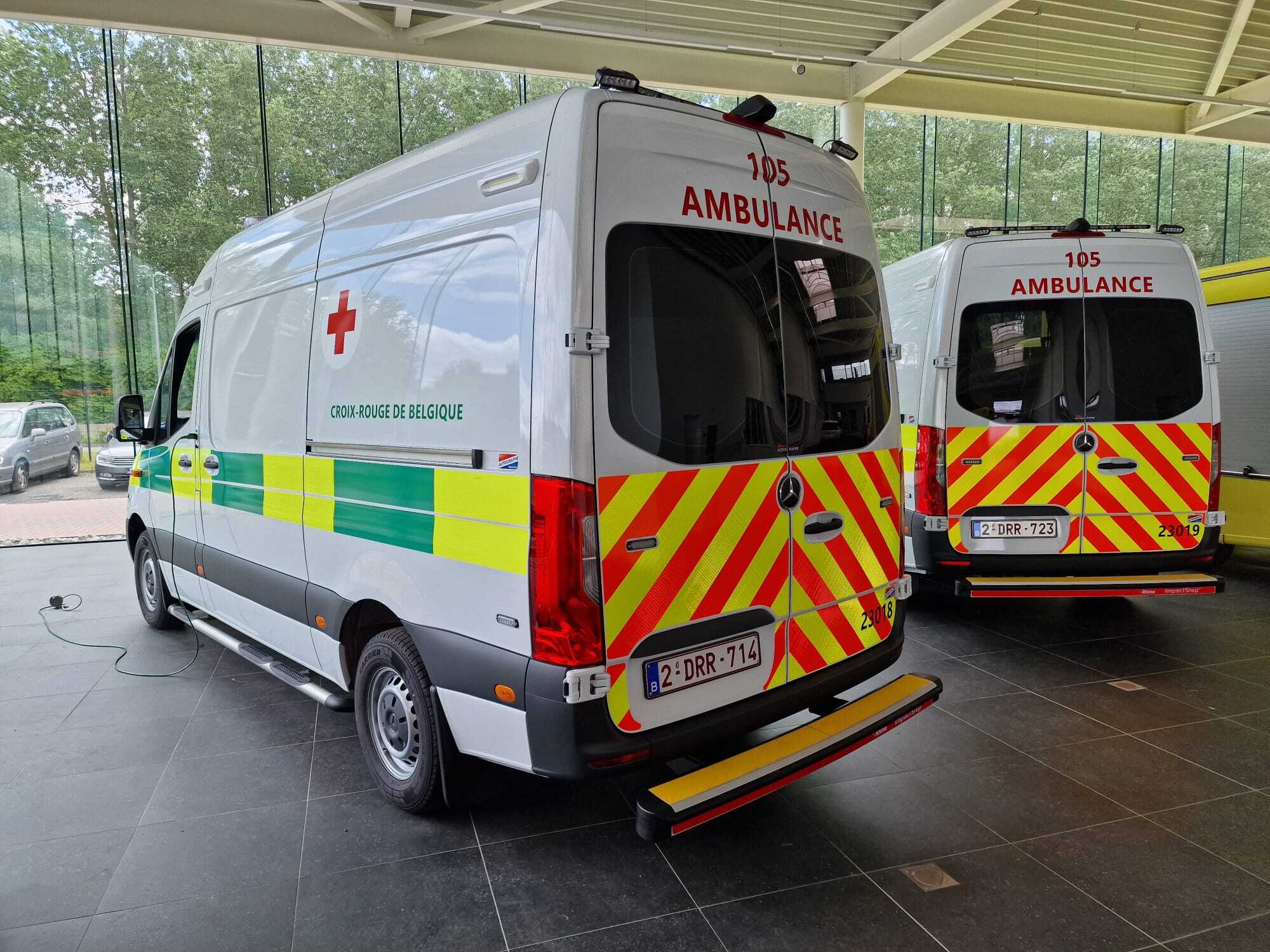 Nouvelles Ambulances 105 Médicalisée Croix-Rouge Bruxelles-Capitale S4q1