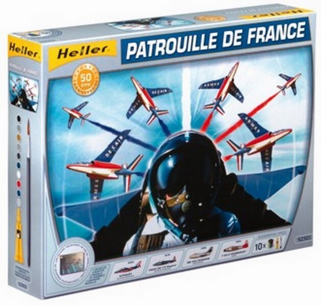 *1/72 - La Patrouille de France - coffret Heller Sa8s