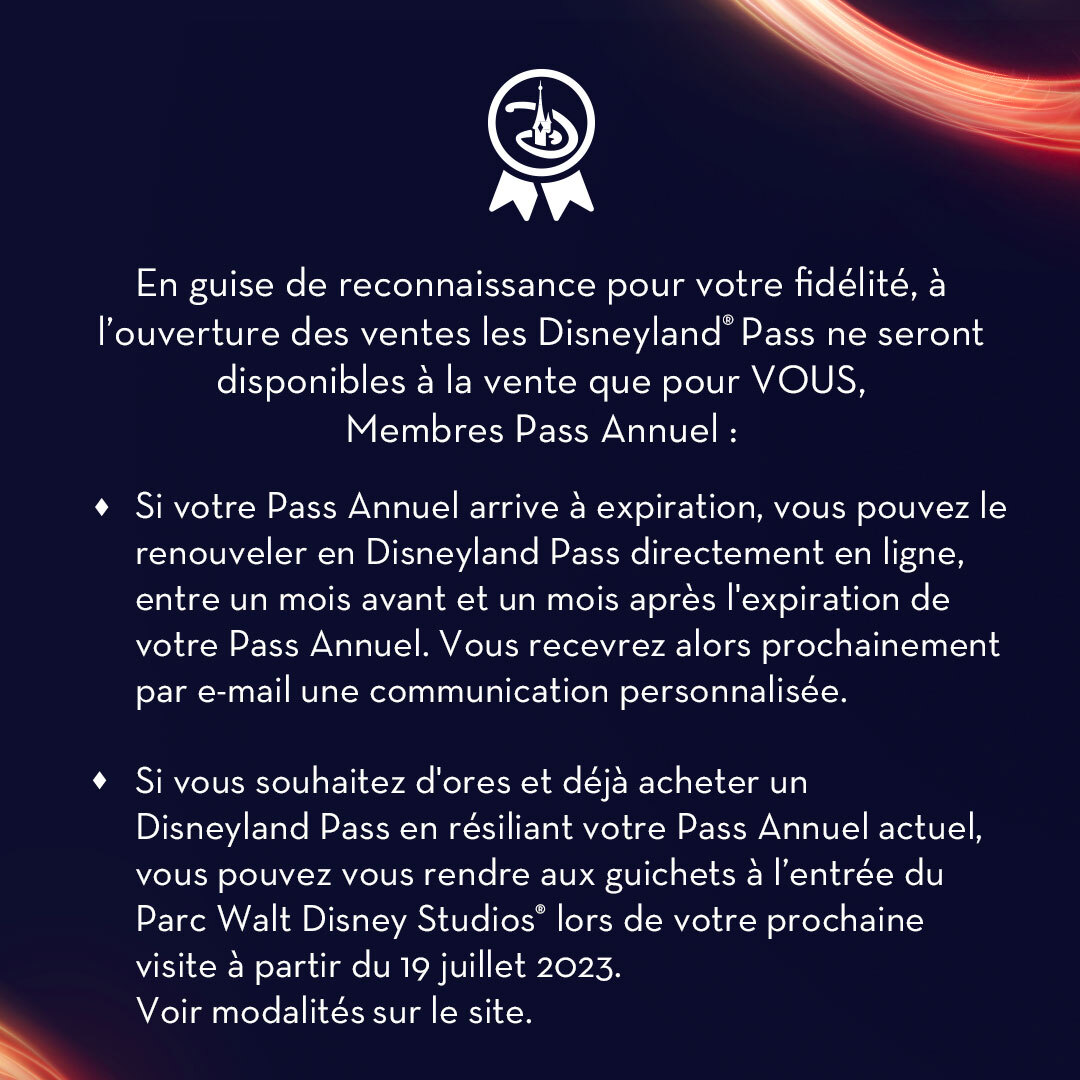 Nouvelle Gamme de Passeports ... Disneyland Pass  Rvnv